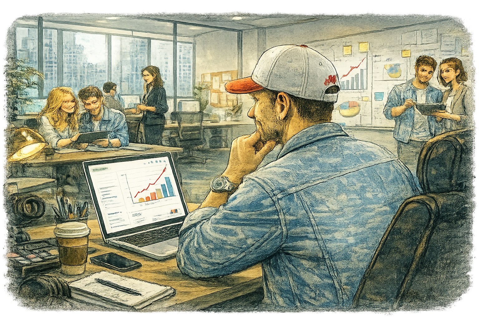 A service business owner coordinates bookings and follow-ups with Heeroll